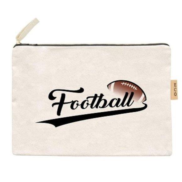 One Blessed Nana Handbags - NWT *BOUTIQUE*   FOOTBALL  ZIPPER  POUCH   GREAT GIFT IDEA!!